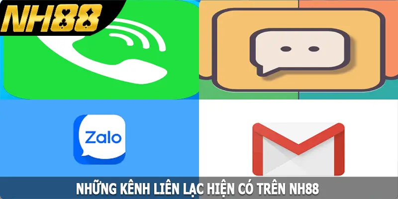 Những kênh liên lạc hiện có trên NH88