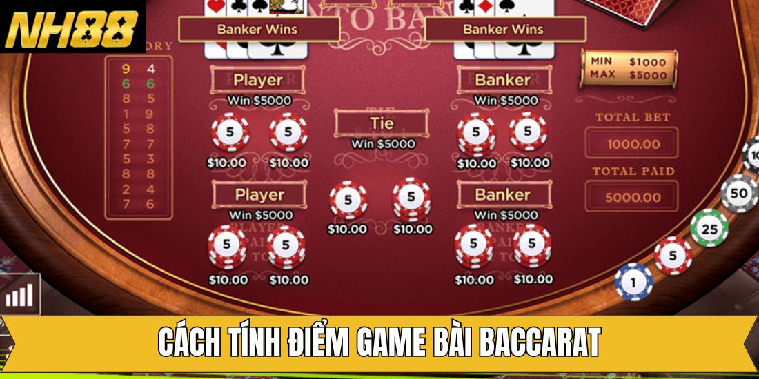 Khám phá quy luật tính điểm được áp dụng ở Baccarat