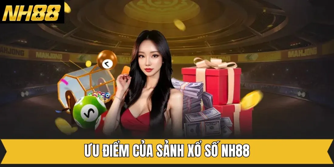 Sảnh game xổ số tại NH88 mang nhiều đặc điểm nổi bật
