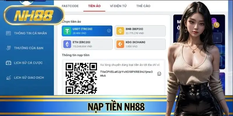Nạp Tiền NH88 – Linh Hoạt Phương Thức, Dễ Dàng Thực Hiện