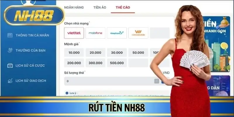 Rút Tiền NH88 – Quy Trình Minh Bạch, Thưởng Về Tức Thì